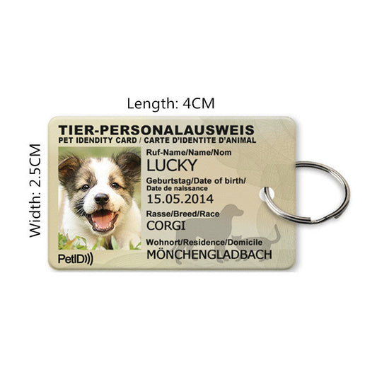 Pet ID card