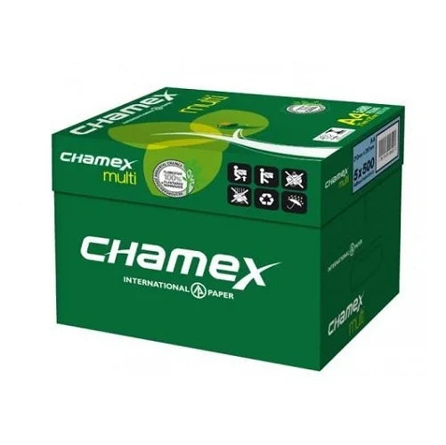 KTX-985427 Chamex A4 Copy Paper - Available in 80GSM, 75GSM & 70GSM, 500 Sheets Per Ream