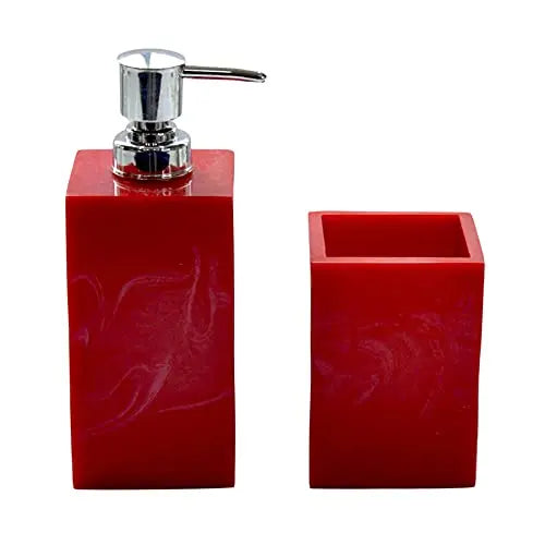 KTX-481683 Resin Bathroom Set with Toothpaste, Soap, and Lotion Dispensers - Custom Size Available