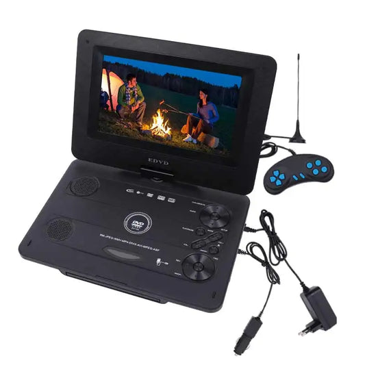 KTX-485075 9.5-Inch Portable Battery-Powered Car DVD Player with High-Quality Screen