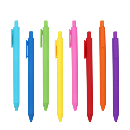 KTX-766099 Soft Touch Rubber Coated Ballpoint Pens with Custom Logo Printing