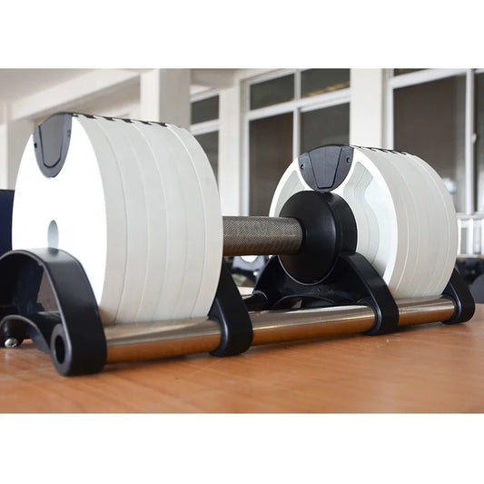 KTX-977107 Adjustable Dumbbells Set - 20kg, 32kg, 40kg - Multiple Colours, Cast Iron, Rust Resistant