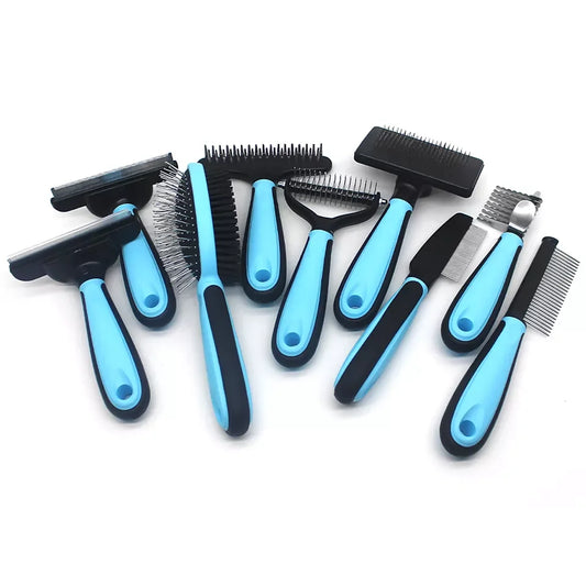 KTX-601491 Pet Grooming Kit - Dog Brush and Cat Comb for Efficient Fur Care