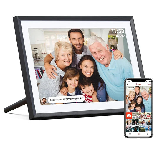 KTX-276627 10.1 Inch WiFi Digital Picture Frame with 32GB Storage and Touch Screen for Photo and Video Uploading