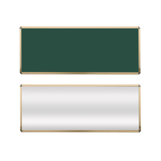 KTX-021331 Customisable Classroom Chalk Blackboard - 100x200cm Green and Black