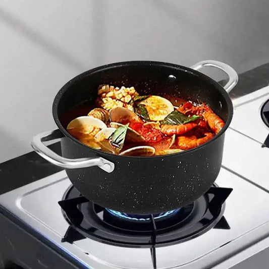 KTX-917011 13-Piece Non-Stick Stainless Steel Kitchenware Set with Stockpot and Frying Pan