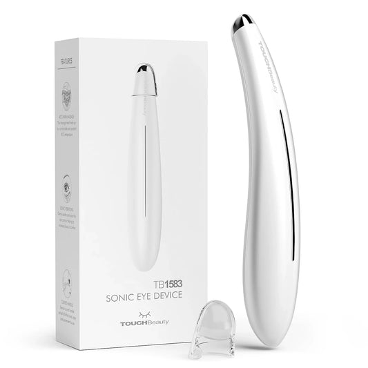 KTX-308691 Sonic Eye Massager with Warm Treatment and Cream Booster for Dark Circles and Puffiness Relief