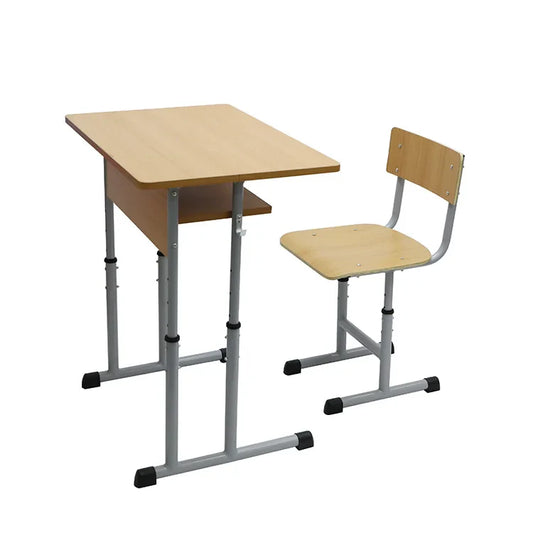 KTX-745683 Wooden Classroom Student Desk and Chair Set for Middle School