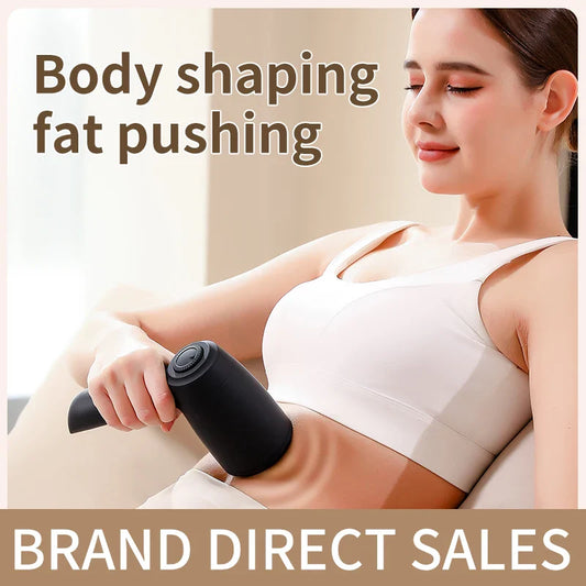 KTX-210387 Wireless Gua Sha Electric Massager with 6 Massage Heads for Body Shaping and Fat Reduction