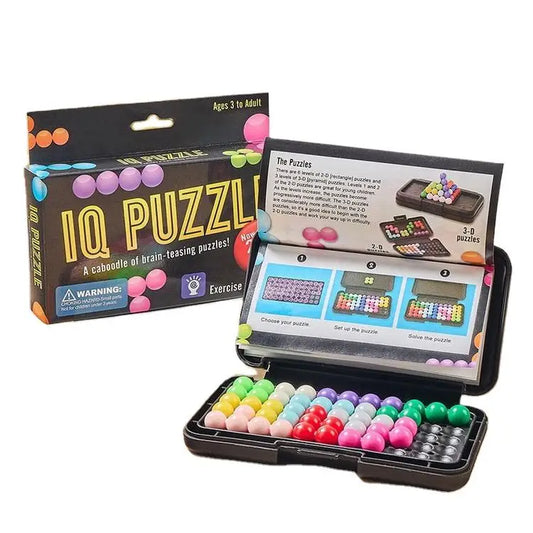 KTX-220563 3D Interactive Kanoodle Player Puzzle Game - Engaging Brain Teaser Board Game for All Ages