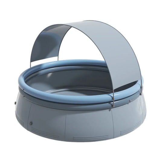 KTX-979411 Large 360x183cm Inflatable Swimming Pool for Kids and Adults with Sun Protection Feature