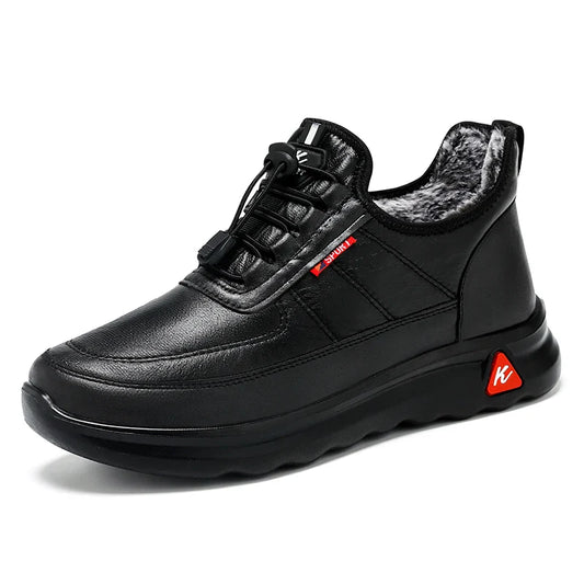 KTX-393555 BM-21802Walking Non-slip Waterproof Warm Winter Shoes for Women and Men Men's Casual Flat Boots