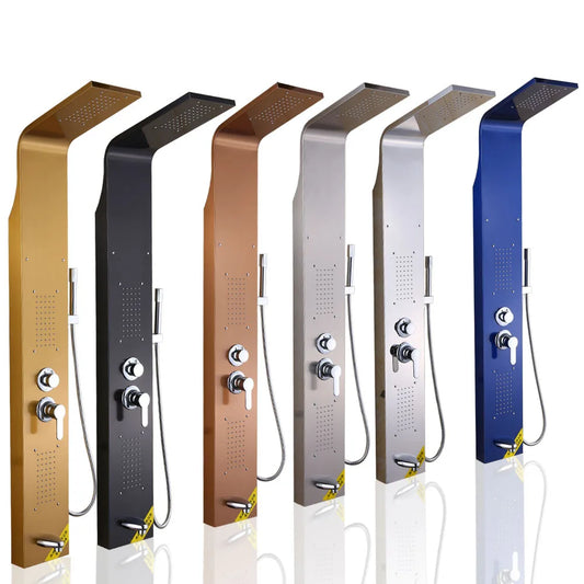 KTX-376083 304 Stainless Steel Multifunctional Shower Head with Soft Spray Pattern