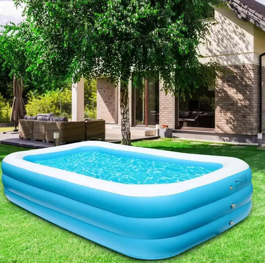KTX-274323 Inflatable Outdoor Swimming Pool for Adults and Kids - Perfect for Garden Use