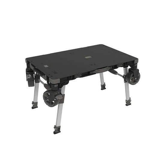 KTX-290131 Lightweight Folding Black Table for Outdoor Camping and Multifunctional Use