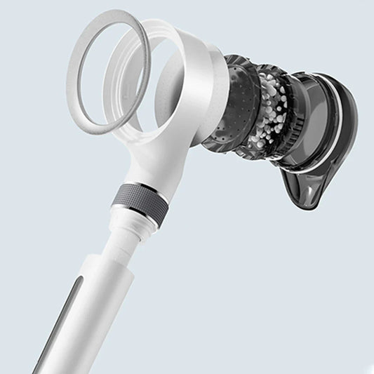 KTX-245011 Luxury Handheld High-Pressure Shower Head with Water Filters and ABS Construction