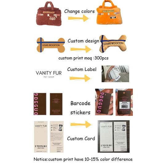 KTX-766483 Custom Plush Dog Chew Toys with Squeaker - Soft and Safe Pet Accessories