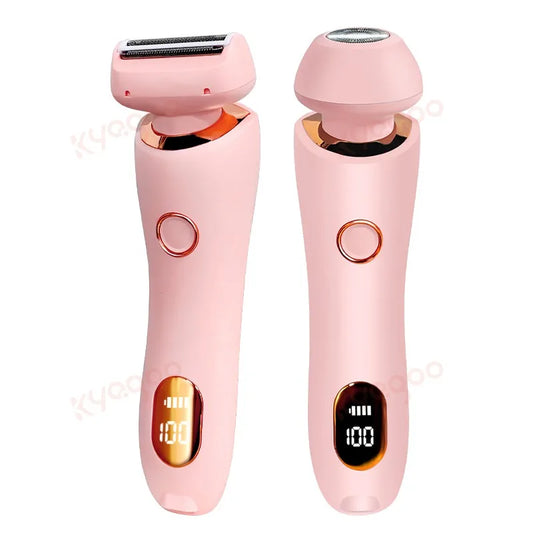 KTX-947091 Cordless Rechargeable Electric Shaver for Women – Painless Hair Removal for Face and Legs