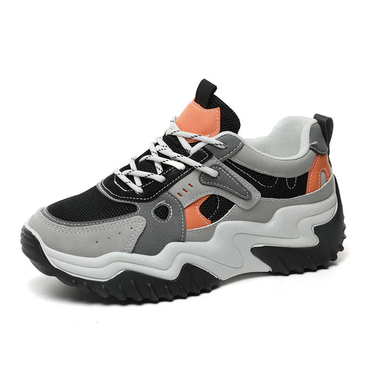 KTX-540435 SH201 New Colored Mesh Women's Board Shoes Summer Breathable Thick Sole Running Shoes Student Fashion Casual Shoes