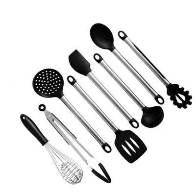 KTX-572371 Stainless Steel 6-Piece Kitchen Utensil Set for Cooking and Food Preparation