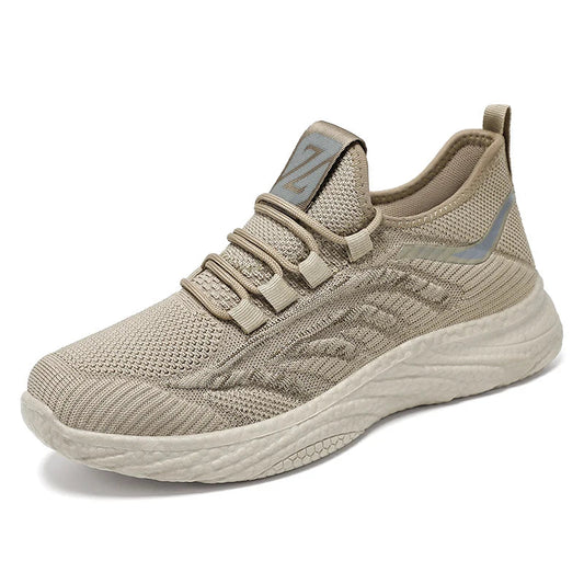 KTX-590163 B-5103Men's Elastic Breathable Mesh Fly Knit Shoes China Anti Odor Sneaker Manufacturer