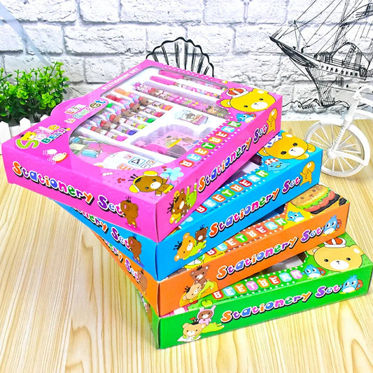 KTX-251859 14-Piece Back to School Stationery Set for Kids - Essential School Supplies and Gift Items