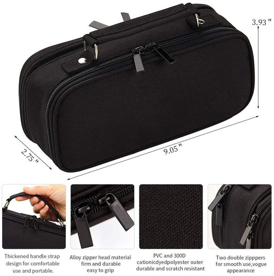 KTX-384083 Custom Multi-Compartment Office Pen Organizer and Pencil Case for School Use