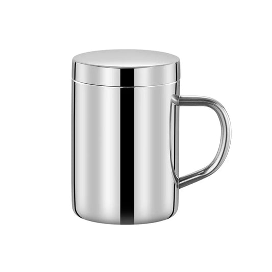 KTX-154003 Classic Double-Layer Insulated 304 Stainless Steel Travel Mug with Engraved Design