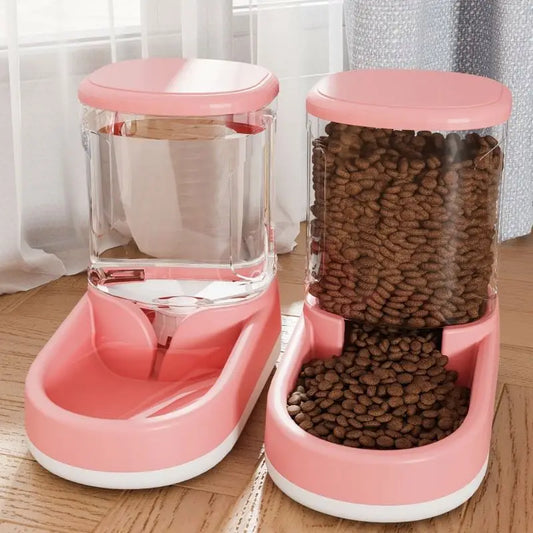 KTX-521299 Automatic Pet Feeder and Water Dispenser for Cats and Small Dogs
