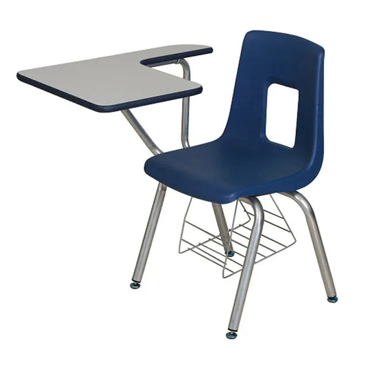 KTX-564883 Modern Folding Plastic Chair with Student Desk for Lecture Halls and Training Sessions