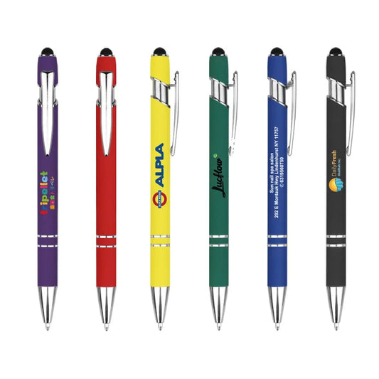 KTX-224851 Customisable Multi-Colour Ballpoint Pens with Plastic and Metal Design