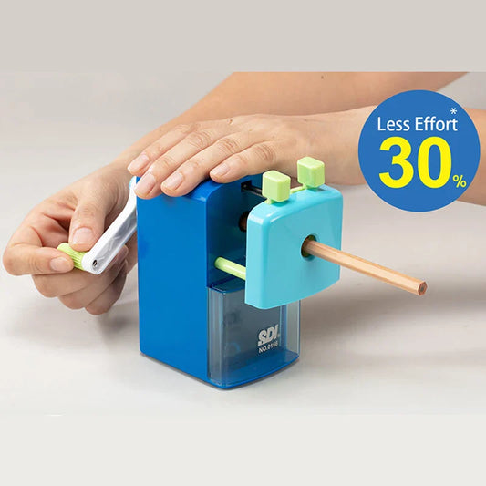 KTX-559443 Adjustable Pencil Sharpener for 7-11.6mm Tips with 30% Less Effort – Ideal for Students