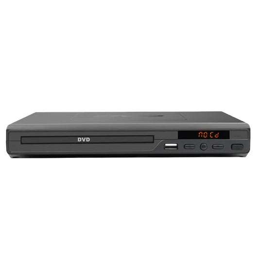 KTX-681683 Portable DVD Player Box with Remote, Multi-Format Playback, LED Display, and USB Compatibility