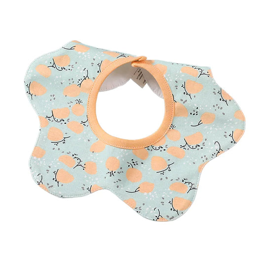 KTX-966419 Wholesale Baby Bib Printed Pattern Spring Summer Waterproof Wool 360° Rotatable Children's Saliva Towel Kids
