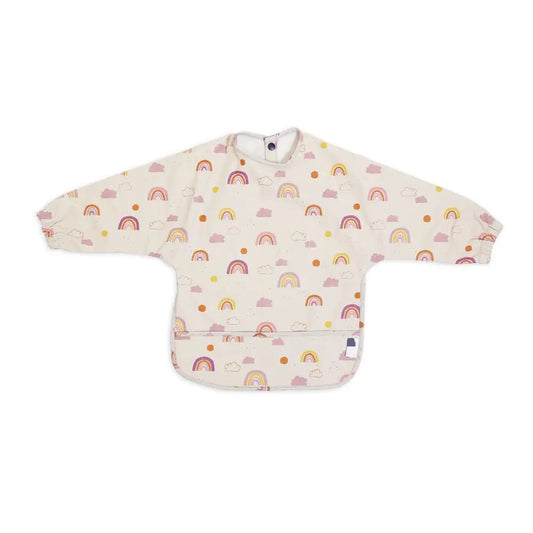 KTX-621779 SS24 Customized Leak Proof Washable Waterproof Feeding Baby Bib PU Big Pocket Polyester