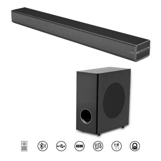 KTX-943315 5.1 Wireless Sound Bar with Subwoofer - Home Theatre Sound System for TV