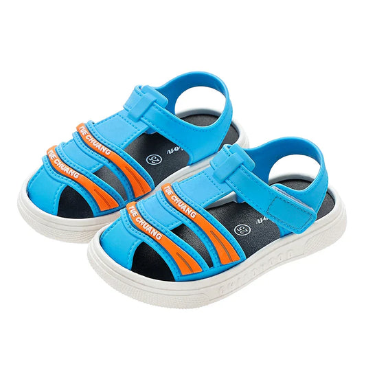 KTX-591315 Customizable Summer Kids' High-Quality Gladiator Sandals Outdoor Beach Jelly Flat Sandals for Toddler Girls