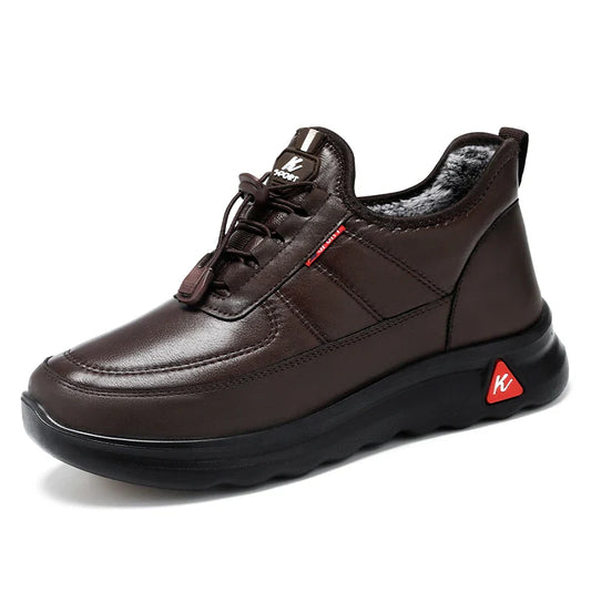 KTX-393555 BM-21802Walking Non-slip Waterproof Warm Winter Shoes for Women and Men Men's Casual Flat Boots