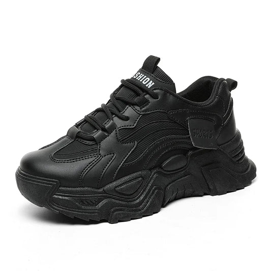 KTX-573203 XQ103 New Solid Color Sports Shoes Spring and Autumn Versatile Anti slip Running Shoes Student Leather Board Shoes