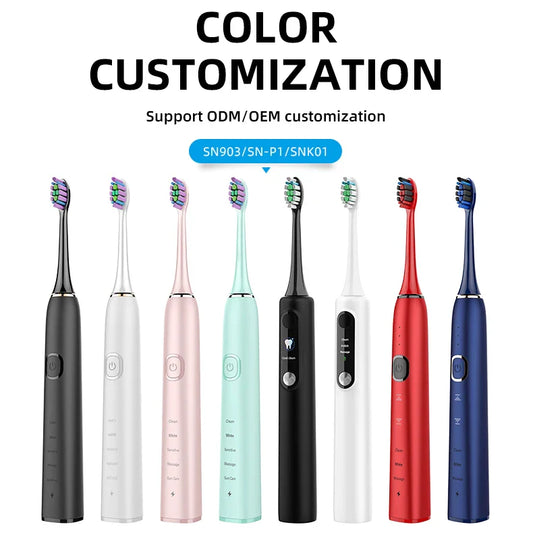 KTX-093971 Ultrasonic Rechargeable Electric Toothbrush for Effective Teeth Cleaning