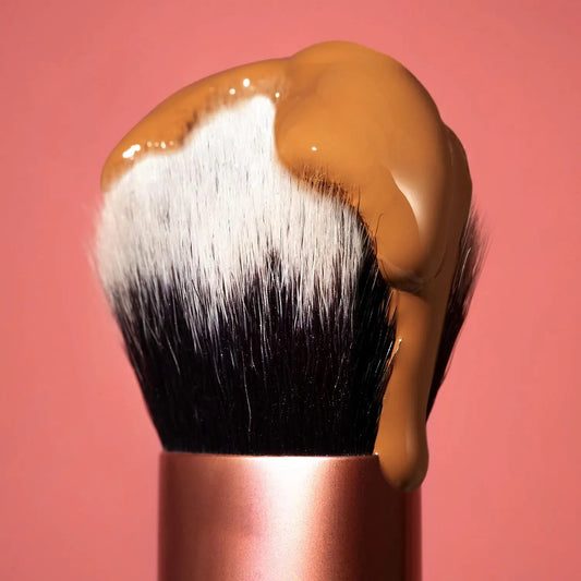 KTX-636371 Professional Synthetic Fibre Powder Makeup Brush for Cream and Foundation Application