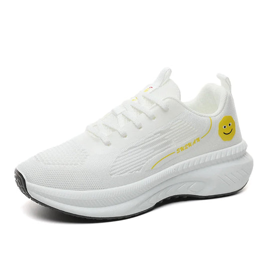 KTX-950611 K2510 New Women's Shoes Trendy Mesh Shoes Breathable Thick Sole Increase Versatile Mesh Sports Shoes for Students