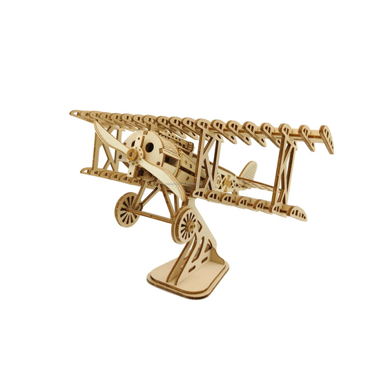 KTX-301907 3D Wooden Plane Puzzle for Engaging Fun and Creativity
