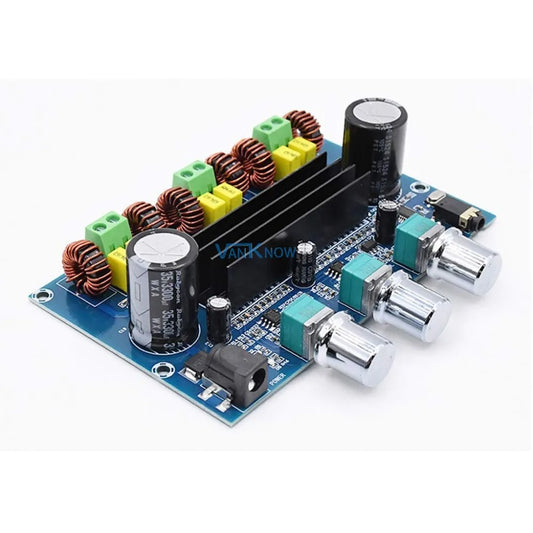 KTX-614483 XH-A305 2.1 Channel Bluetooth 5.0 Audio Stereo Power Amplifier Board TPA3116D2 50Wx2+100W AUX Module