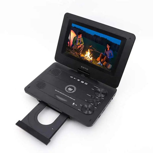 KTX-485075 9.5-Inch Portable Battery-Powered Car DVD Player with High-Quality Screen