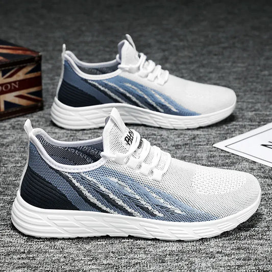 KTX-360787 B-9902 Men's Casual Sports Running Shoes with Fresh and Breathable Mesh and Soft and Comfortable Sole