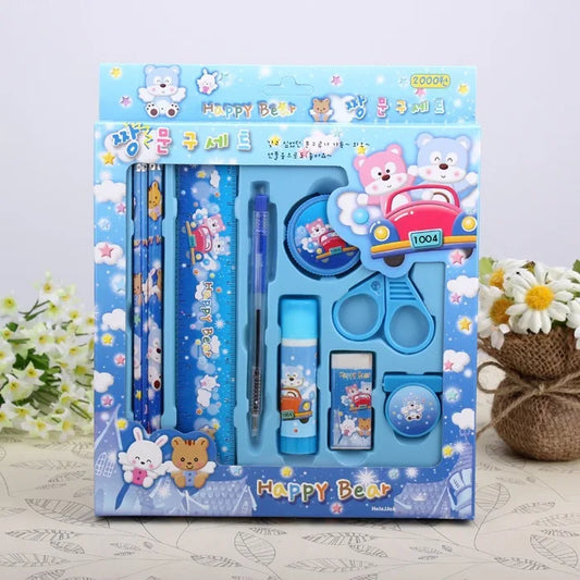 KTX-120787 Kids Multi-Function Pencil and Ruler Stationery Set for School and Office Supplies