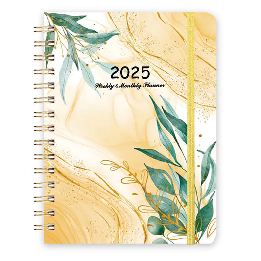 KTX-574099 Custom Spiral Notebook for Students - A4, A5, B5 Formats, 2025 Agenda Planner