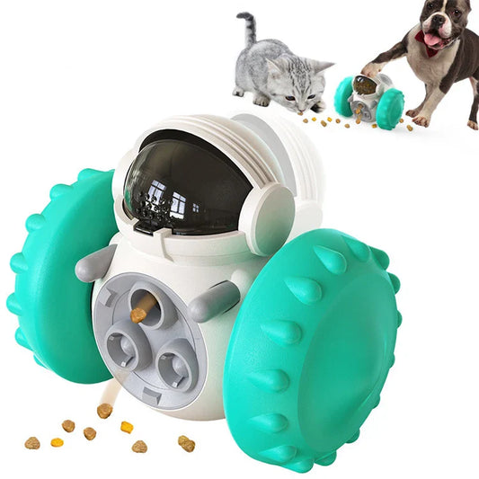 KTX-864787 Interactive Pet Tumbler Toy for Dogs and Cats - Slow Feeder Balance Swing Food Dispenser in Multiple Colours