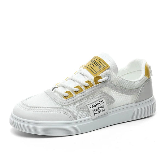 KTX-278291 YQ26 New Mesh Women's Board Shoes Summer Thick Sole Versatile Sports Shoes Casual Student Running Shoes